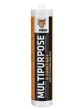 Hermētiķis Tiger Multi-Purpose sanitārais 280ml balts