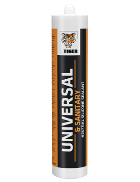 Hermētiķis neitrāls Tiger universal sanit. 280ml balts