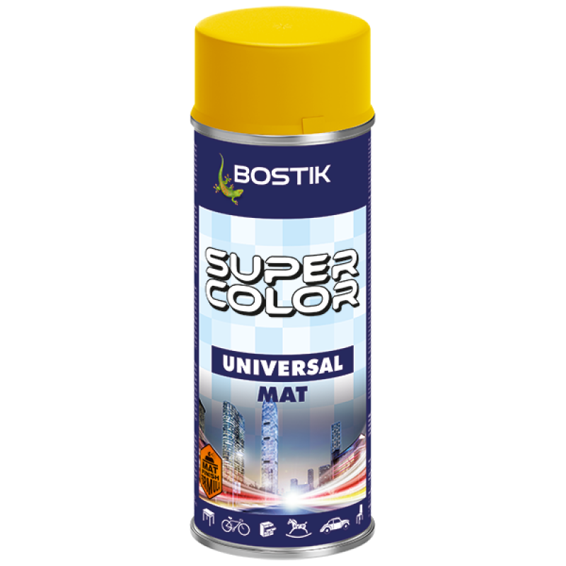 Krāsa SUPER COLOR dzeltena matēta 1023 400ml