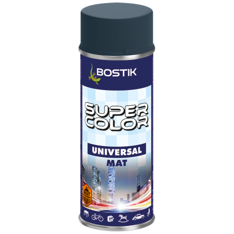 Krāsa SUPER COLOR antracīta matēta 7016 400ml