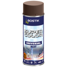 Krāsa SUPER COLOR tumši brūna matēta 8017 400ml
