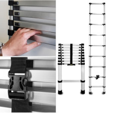 Trepes teleskopiskas alumīnija 3.2m 125kg DRABEST