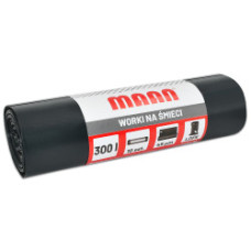 Atkritumu maisi 300 L 45mic 10gab. melni Maan