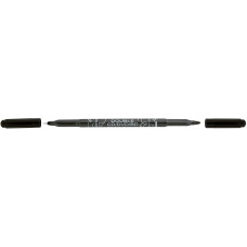 Centropen marķieris 0.6/2.5mm abpusējs, melns
