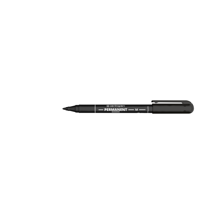 Centropen marķieris 1mm apaļš, melns