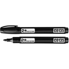 Permanentais marķieris 2mm / melns Richmann