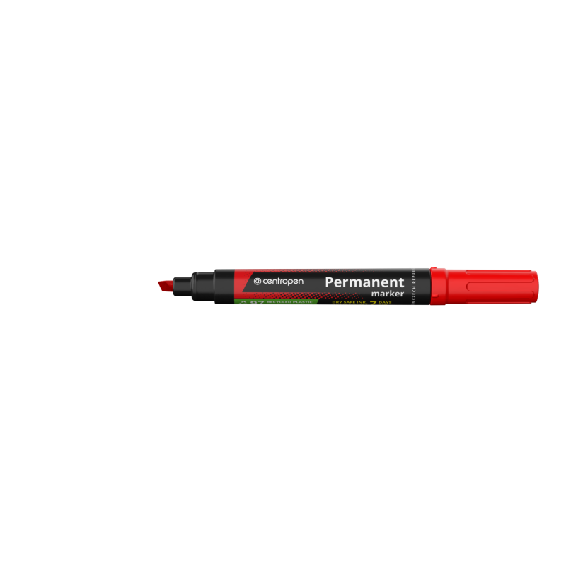 Centropen marķieris 2.5mm šķelts, sarkans