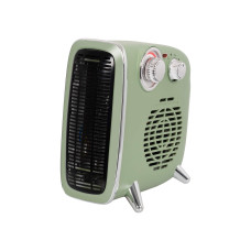 Elektriskais ventilatora sildītājs RETRO 1800 W ZAĻŠ