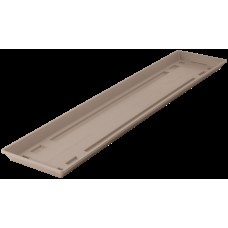 Paliknis puķu kastei plastmasas 80cm - Taupe, Geli