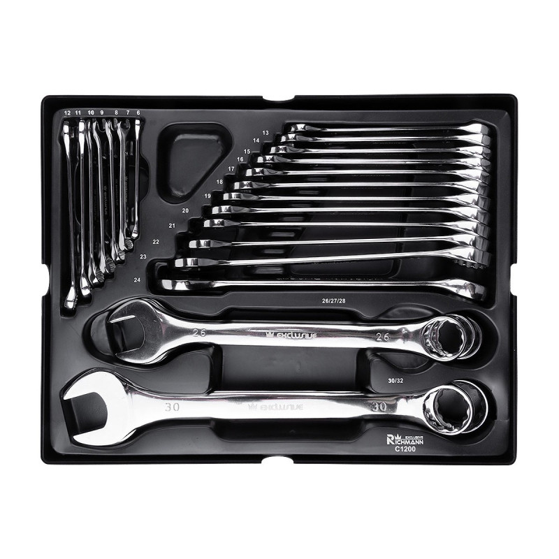 Radziņu atslēgu komplekts 6-32mm 24 elementi