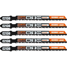 Figūrzāģa asmeņi kokam HCS 100mm 10 TPI CL, 5 gab.  Richmann