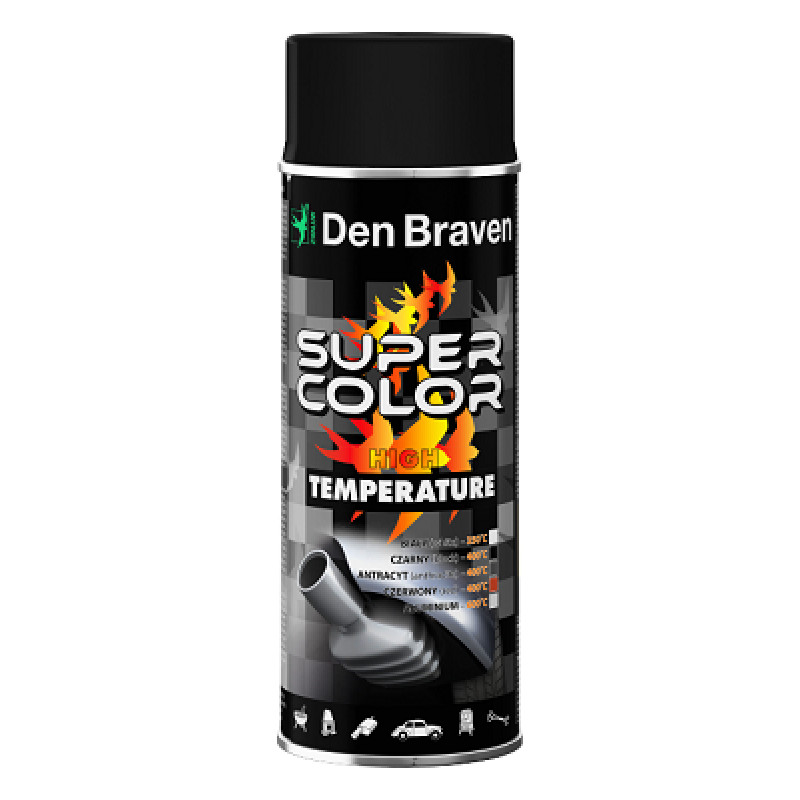 Krāsa Super Color karstumizt. 800C alumīnija 400ml