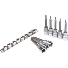 Uzgaļu komplekts TORX T20-T50 1/2', S2, 8 gab.