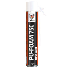 Montāžas putas Tiger PU Foam 750ml