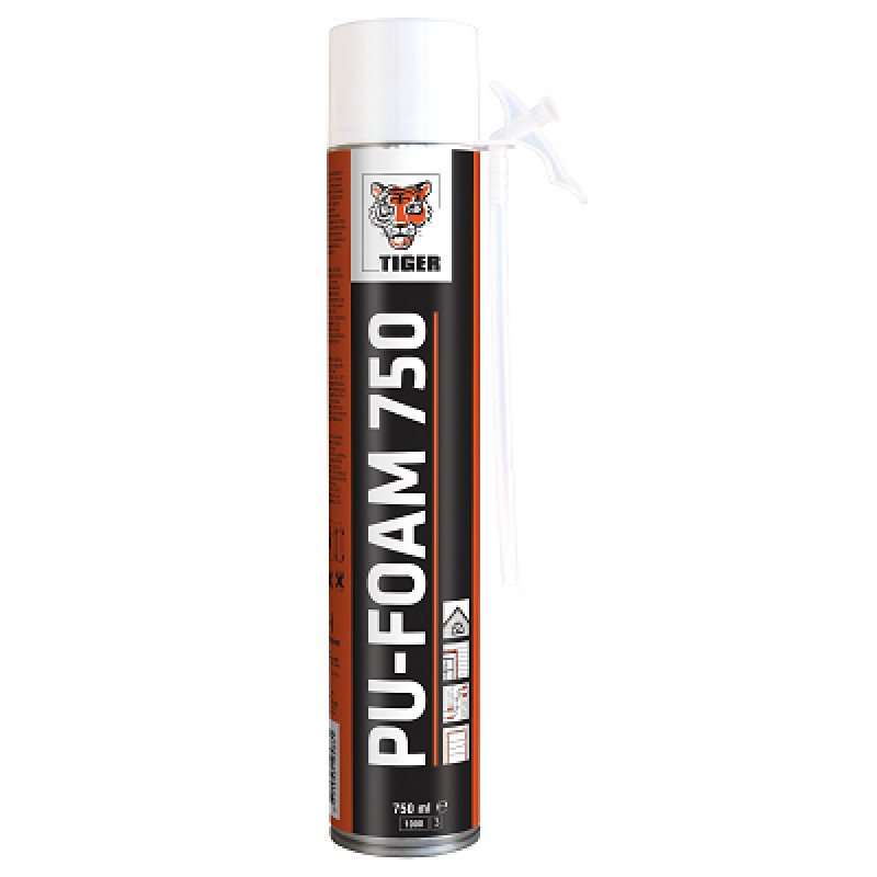 Montāžas putas Tiger PU Foam 750ml