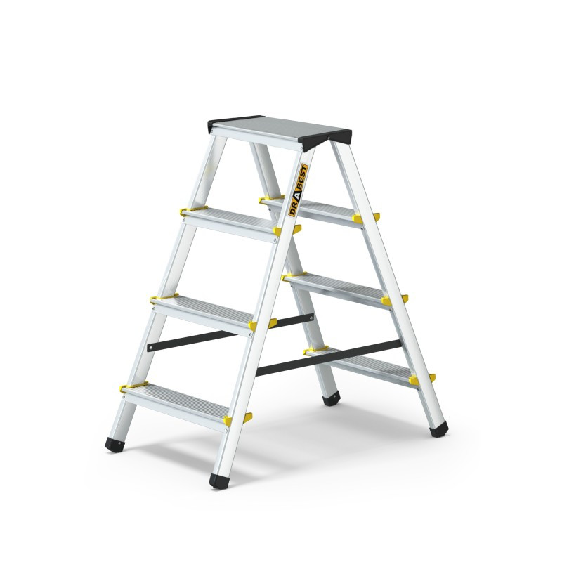 Divpusējās mājsaimniecības kāpnes alu. 150kg 2x4 pak DRABEST