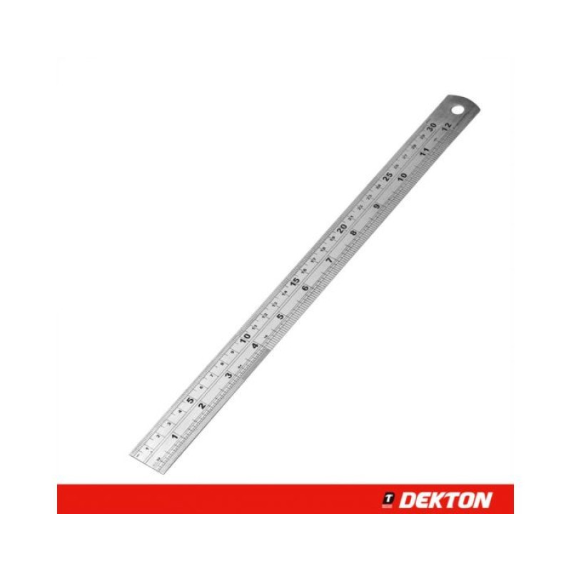 Nerūsējošā tērauda lineāls 300mm, Dekton