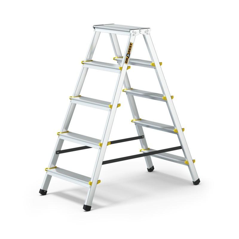 Divpusējās mājsaimniecības kāpnes alu. 150kg 2x5 pak DRABEST