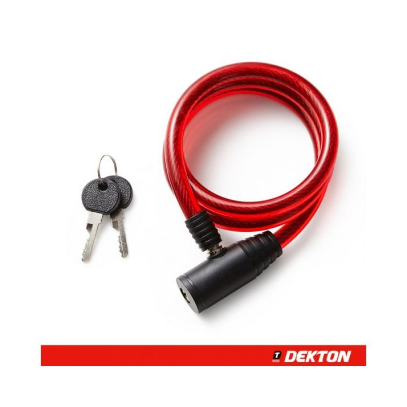 Velosipēda drošības slēdzene 12mmx1m, Dekton