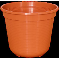 Puķu pods plastmasas 24cm -Terakota, Geli