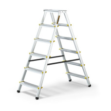 Divpusējās mājsaimniecības kāpnes alu. 150kg 2x6 pak DRABEST