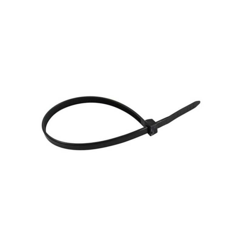 Plastmasas savilces 4.8x200mm melns, Dekton 100 gab.