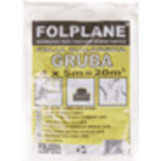 Aizsargplēve  PLUSTEX 4*5 m Super Strong (20mic)