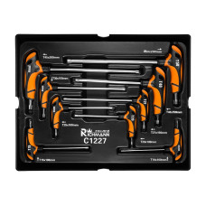 TORX atslēgu komplekts ar T veida rokturi 9gab.
