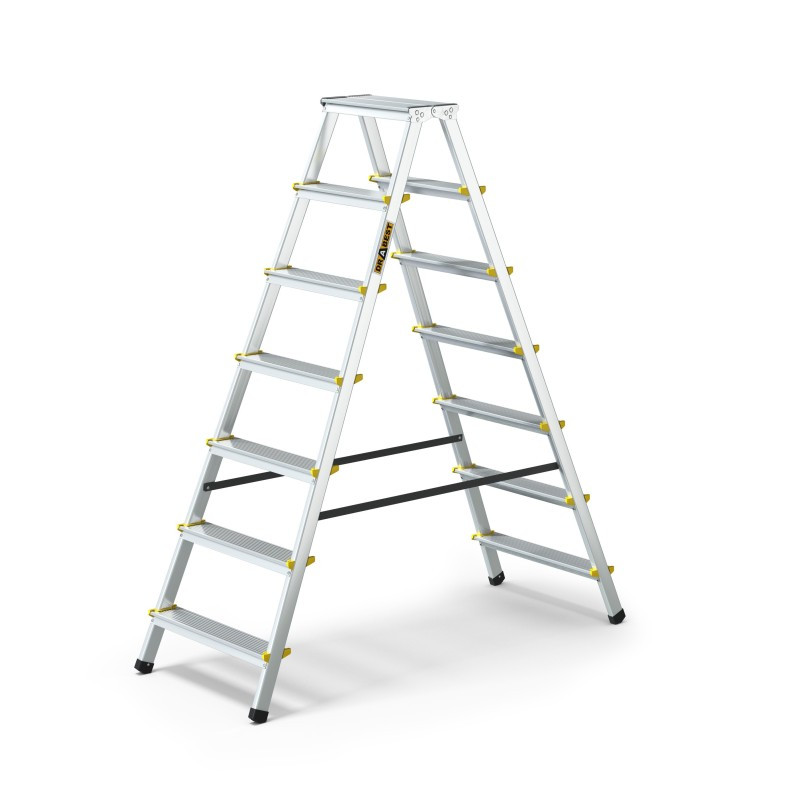 Divpusējās mājsaimniecības kāpnes alu. 150kg 2x7 pak DRABEST