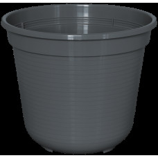Puķu pods plastmasas 8cm - Antracīts, Geli