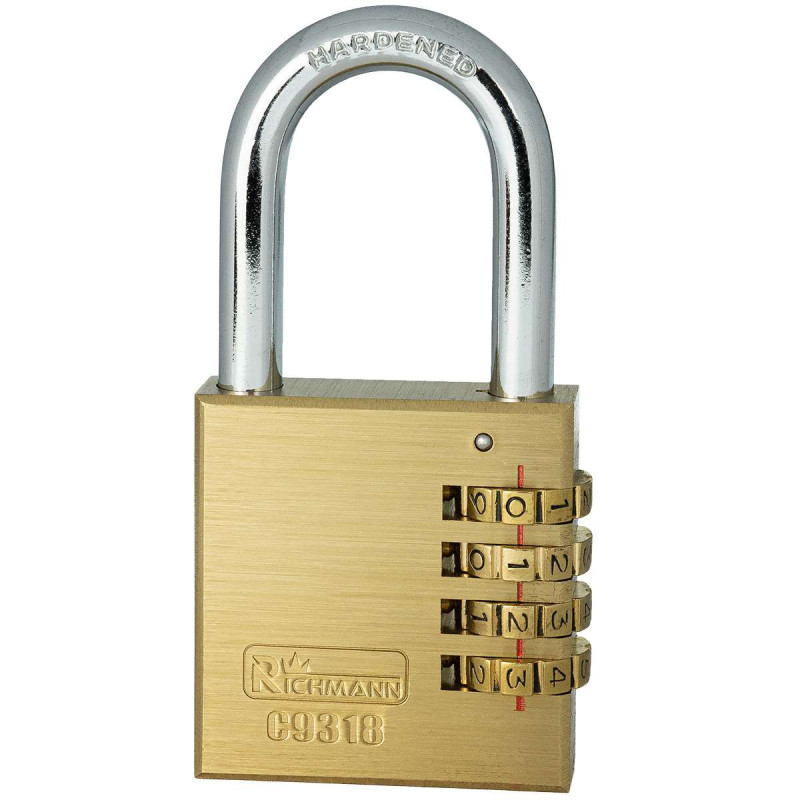 Piekaramā atslēga GOLD ar kodu 50mm  Richmann