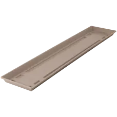 Paliknis puķu kastei plastmasas 60cm -Taupe, Geli