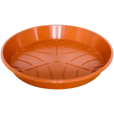 Paliknis puķu podam plastmasas 8cm-Terakots, Geli