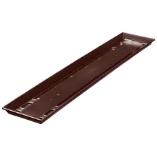 Paliknis puķu kastei plastmasas 60cm - Brūns, Geli